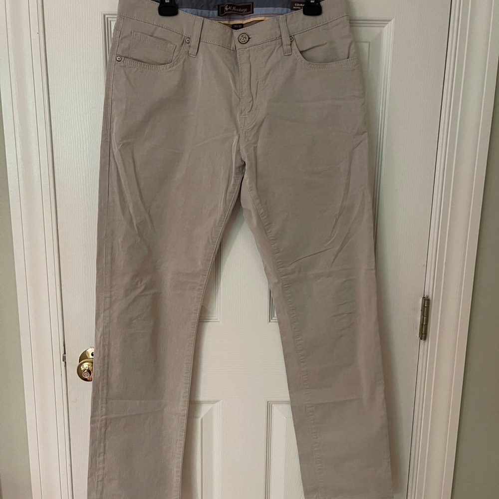 Heritage 34 Men's Khaki Chinos